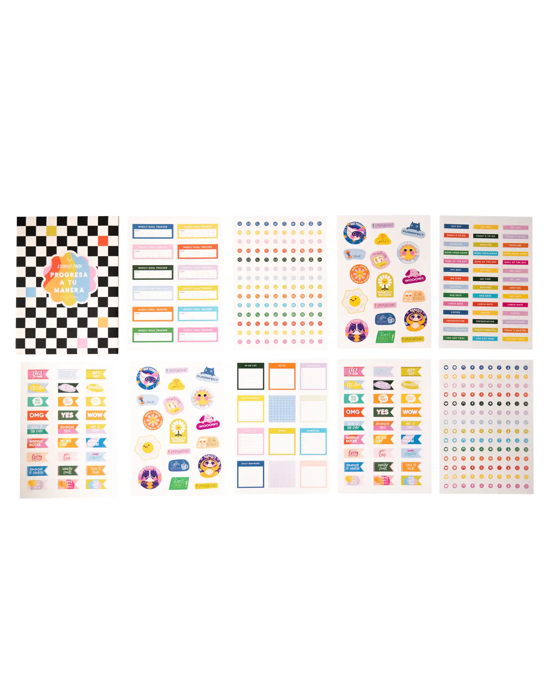 Sticker Pack – Progresa [Agotado en Web – Disponible en Tienda]
