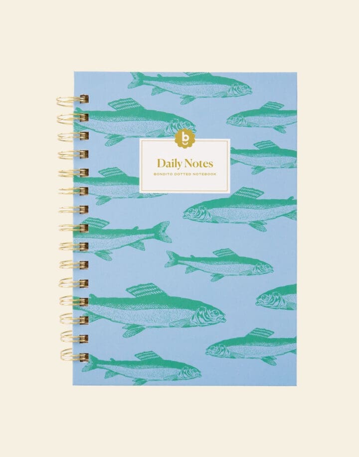 Bondito Dotted Notebook - Calm Sea