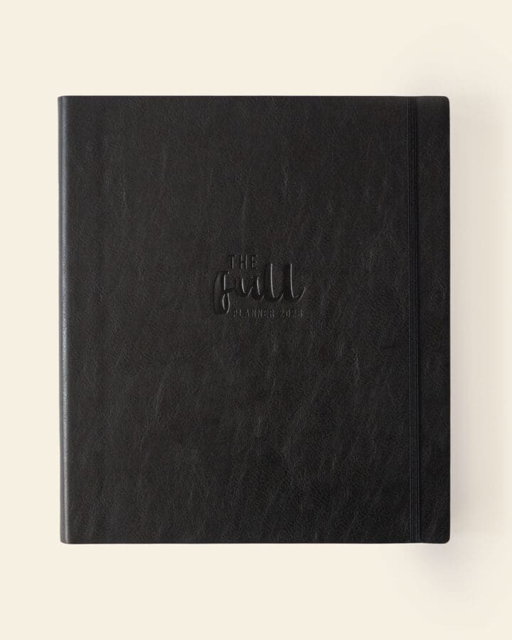 The Full Planner 2026 - Black Minimalist
