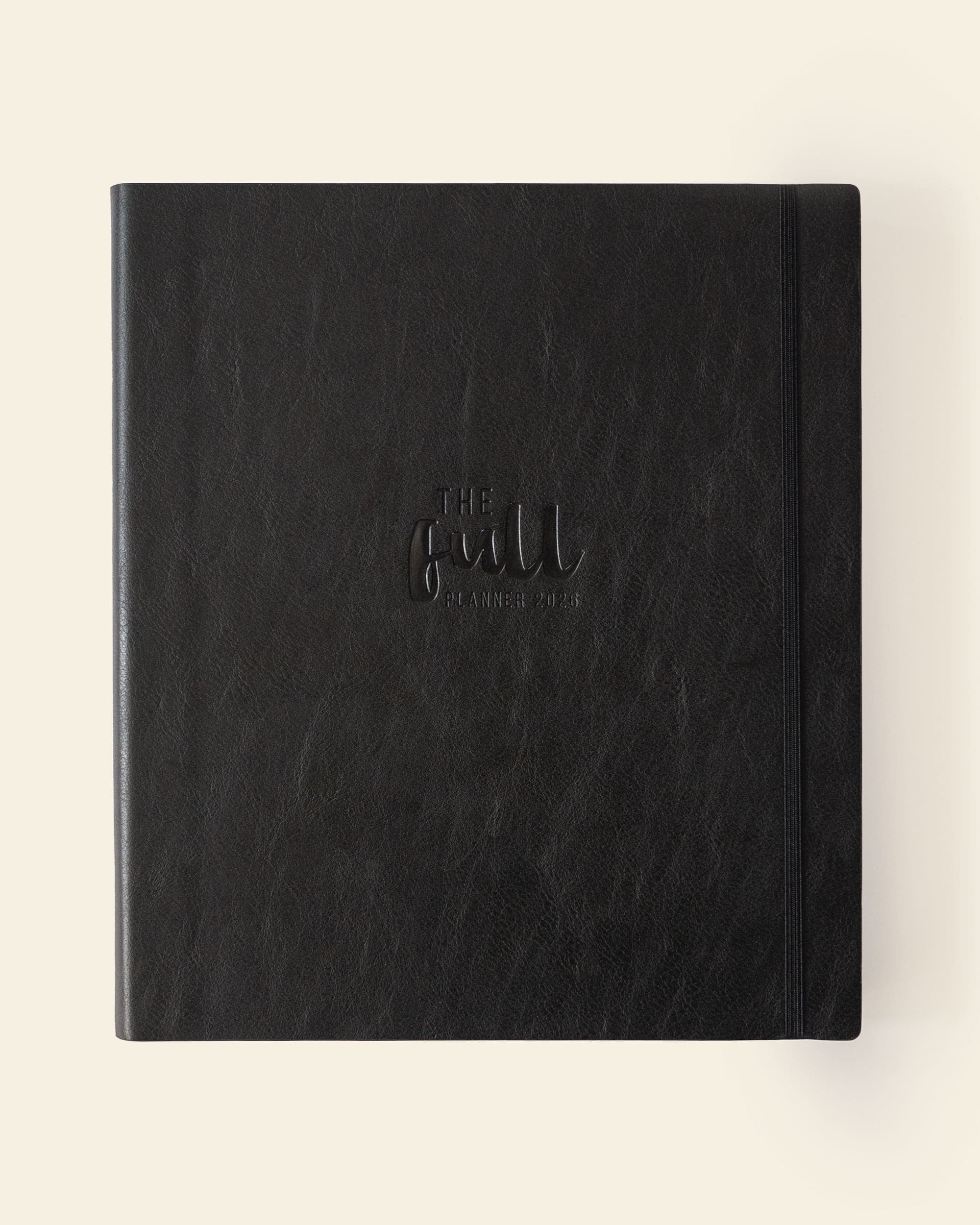 The Full Planner 2026 – Black Minimalist