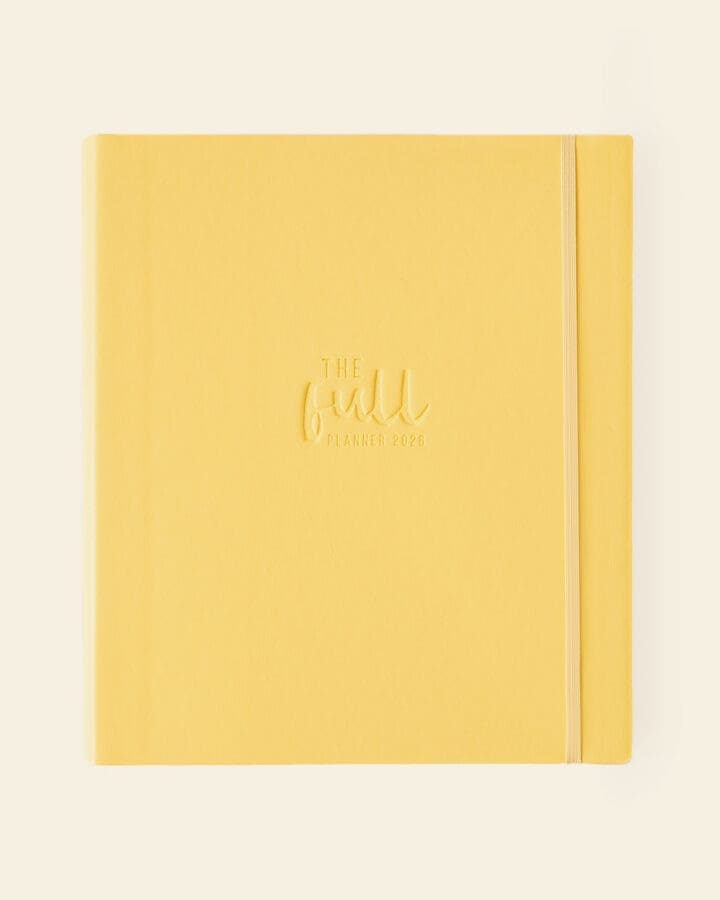 The Full Planner 2026 - Yellow Amber Bliss