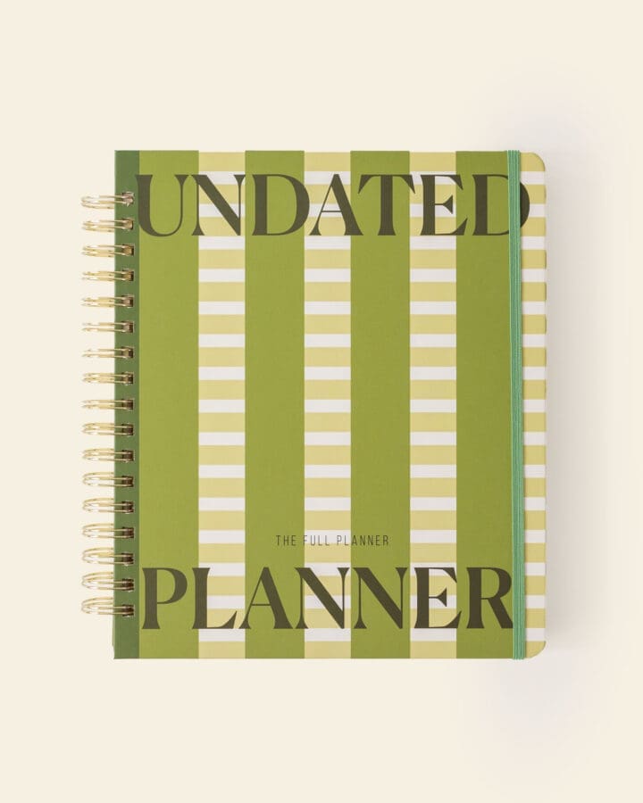The Full Planner Undated - Edición Especial